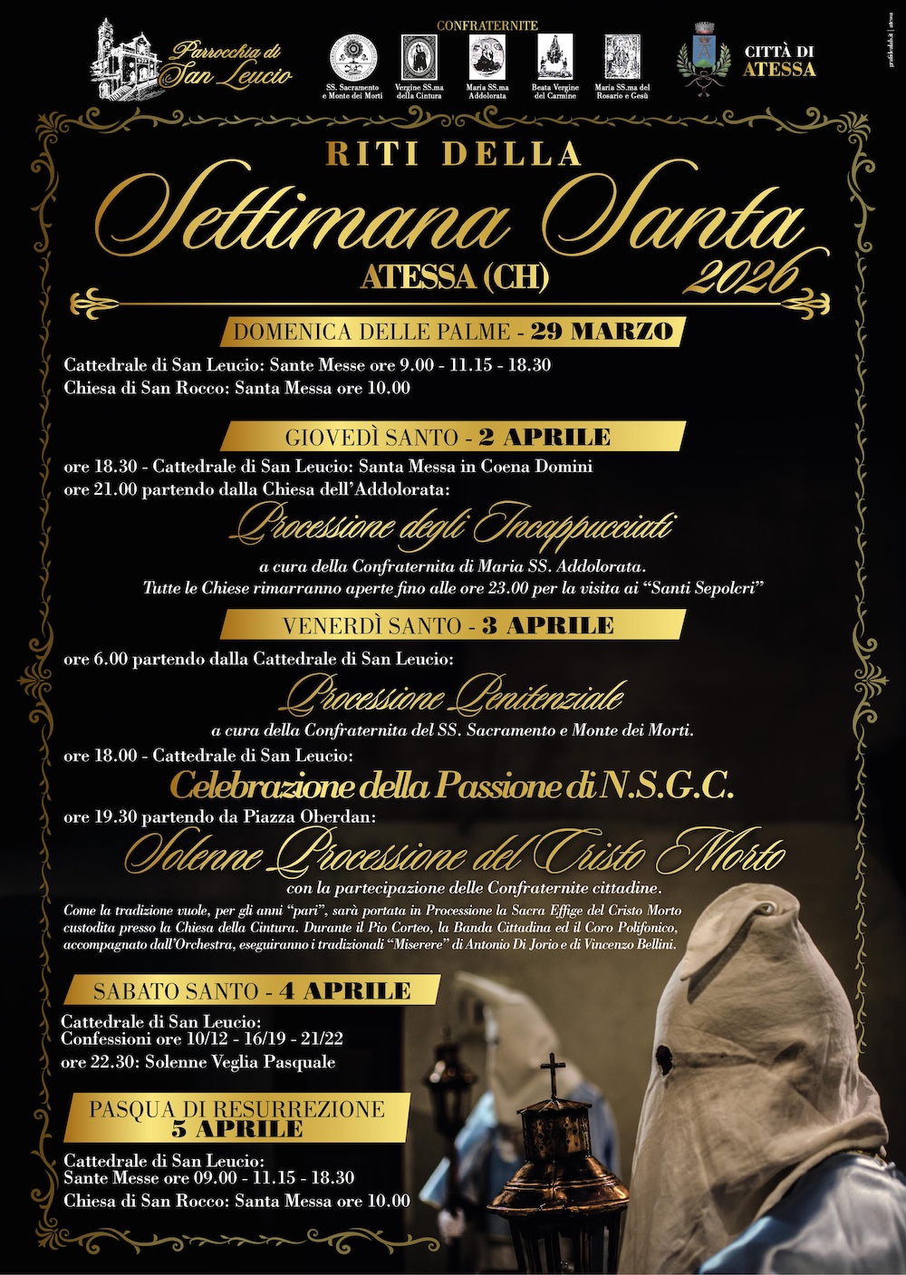 Locandina Settimana Santa 2026 Atessa