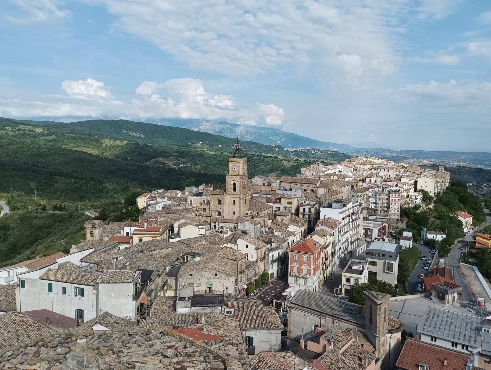 Uno dei panorami più belli di Atessa: dal campanile della chiesa di San Michele